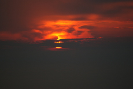 Zonsondergang bij Piana