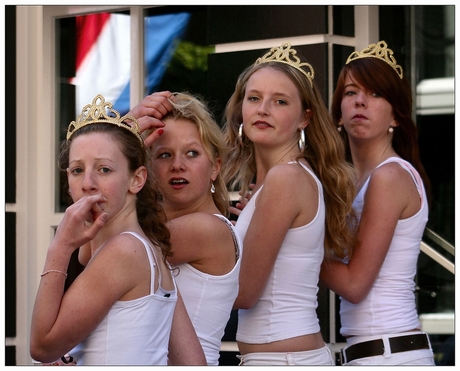 4 prinsesjes op een rij