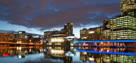 Dusk in Melbourne