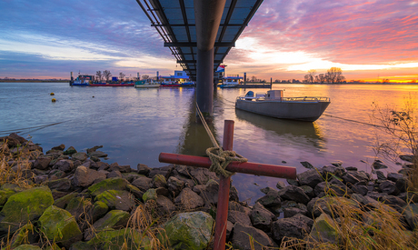 Langeveer zonsondergang Hardinxveld