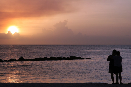 Zonsondergang Curacao