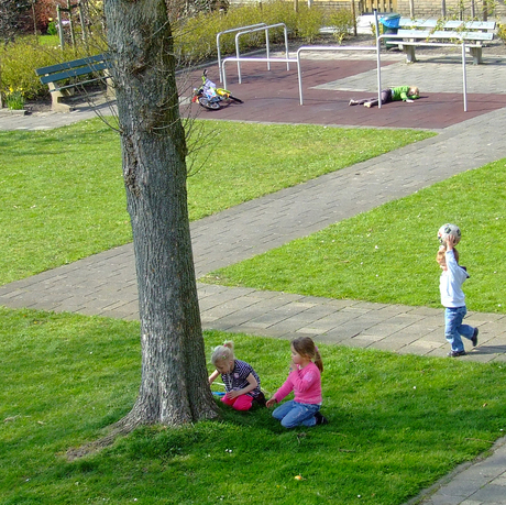 zomers speel tafereeltje