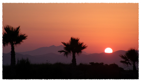 Zonsondergang op Kos