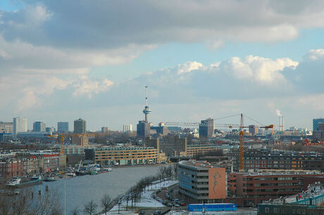 Overzicht van Rotterdam