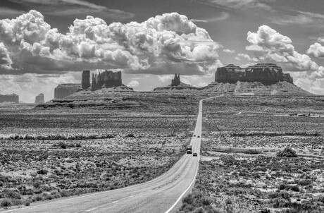 Monument Valley in zicht