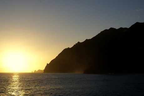 Sunrise bij Porta da Cruz (2), Madeira