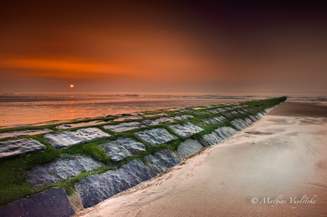 Sunset in Ostend