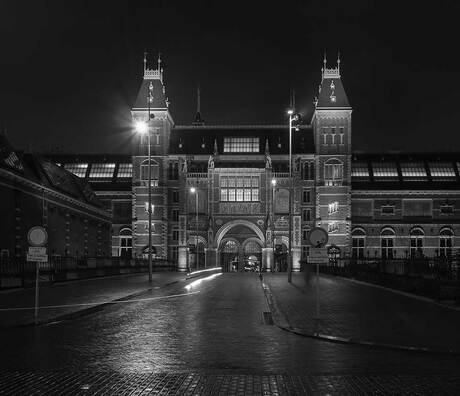 Rijksmuseum in de nacht