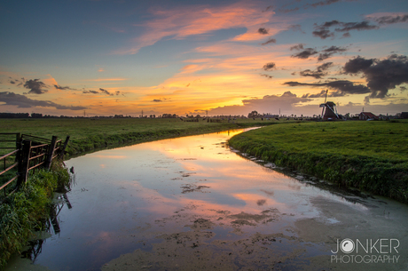 Sunset colours