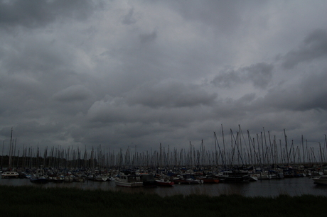 Storm in de haven