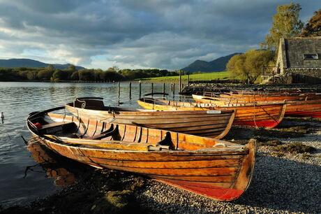 Bootjes aan het Derwentwater