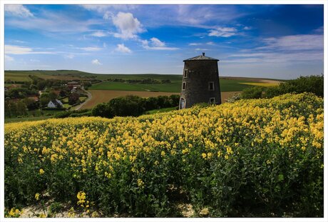 Escalles, oude molen.