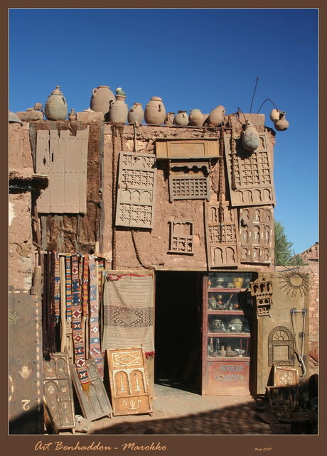 Bazar Ait Benhaddou Marokko