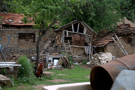 Macedonie-Verlaten dorp