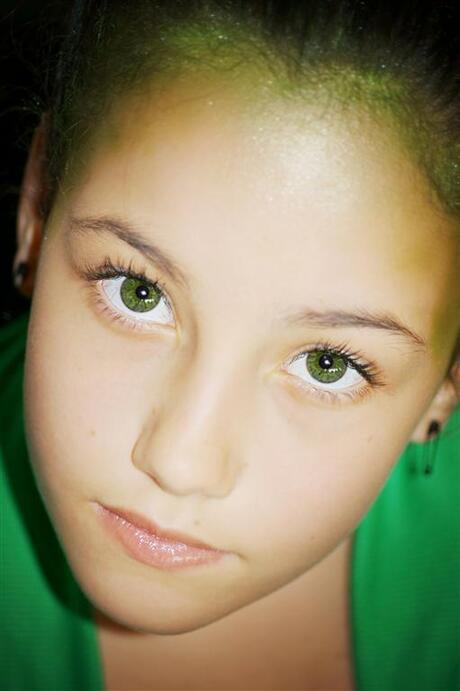 Green girl