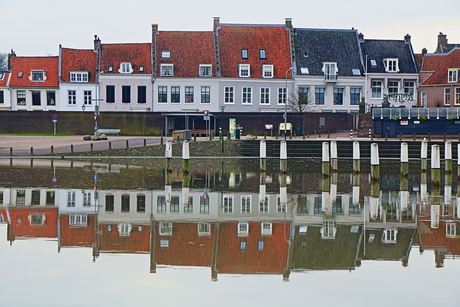 Hoog water in de haven