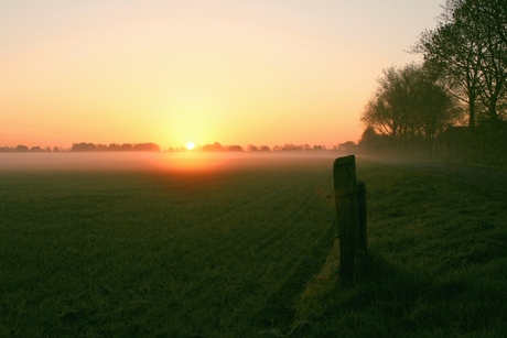 zonsopkomst te Dedemsvaart