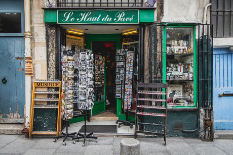 Een winkeltje in Parijs