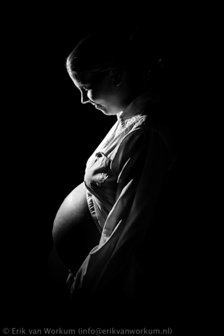Zwangerschap in Low-key
