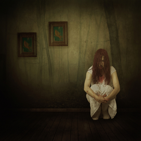 Time after time - just some art @@ - foto door marley op 17-04-2012 - deze foto bevat: portret, art, meisje, bloed, fantasy