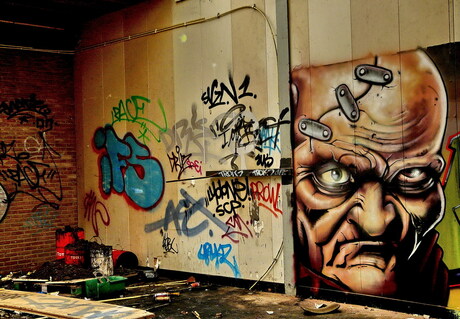 Graffiti spuiters.