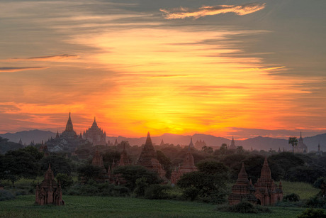 (Another) Temple Sunset