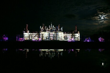 Chambord tijdens lichtshow