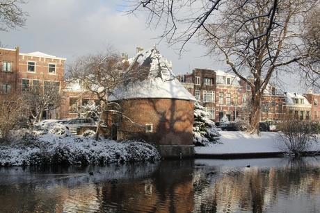 Leiden in de Sneeuw