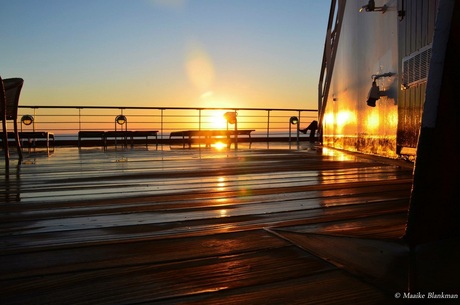 Sun on the deck