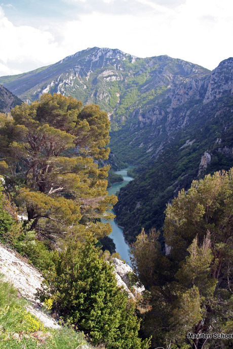 Mooie ingang van de Gorge du Verdon