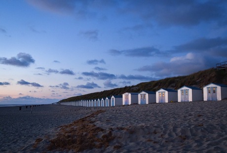 Strandhuisjes op Texel