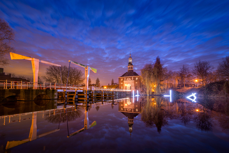 Leiden Zijlpoort by Night