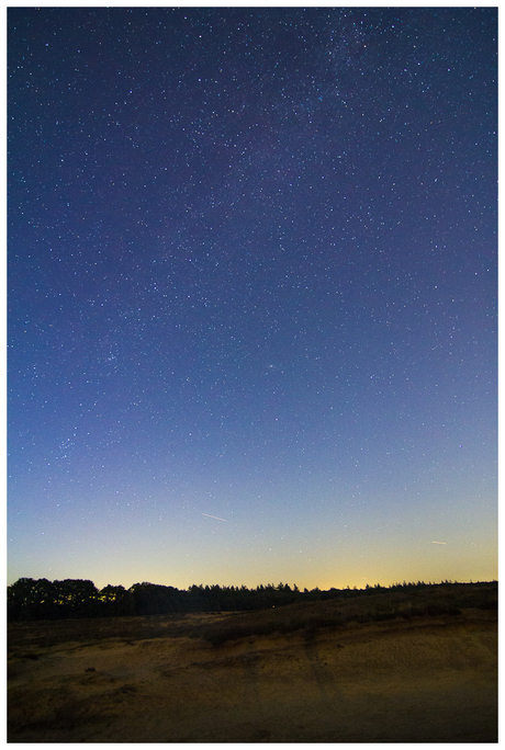 Night sky at Ginkelse Heide
