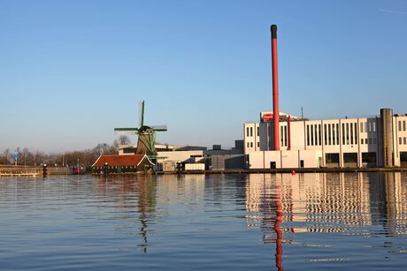 weerspiegeling op de Zaan.