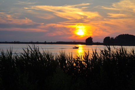 Zonsondergang Almere 21.52 uur