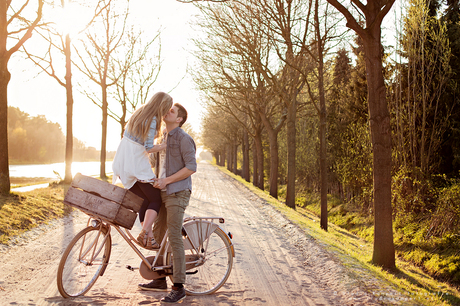 Prewedding in the golden hour