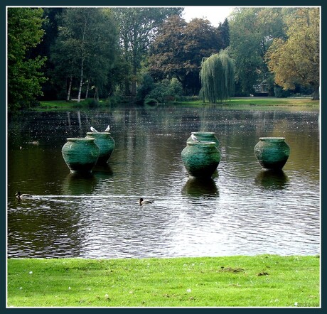 Het park in meppel