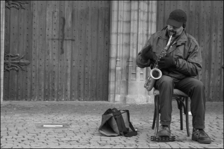 Straatmuziekant Antwerpen