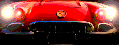 Little red corvette PopArt