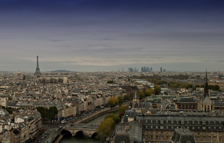 La Defense vanuit de Notre Dame