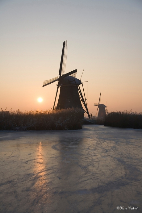 typisch hollands winterlandschap