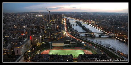 Voetbalveld in Parijs