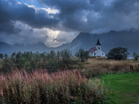 Kerkje in Noorwegen