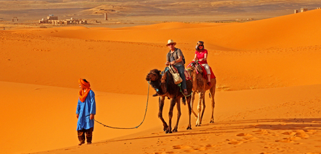 Sahara traffic, Merzouga (Marokko)