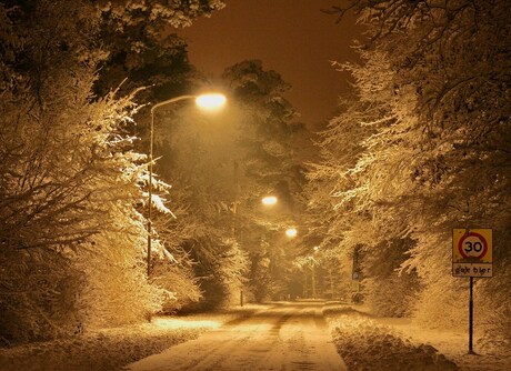 snowworld at night!!