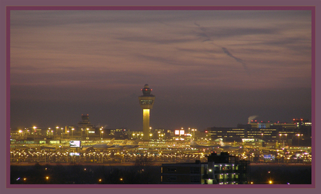 Vliegtuigen op Schiphol.