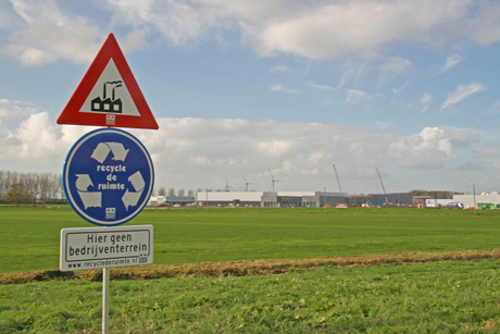 Protestbord Milieudefensie