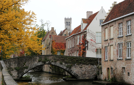 Brugge tijdens de Herfst