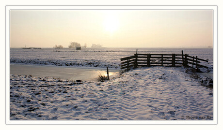 Ochtendgloren in de winter V.