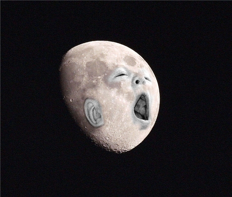 Sleepy moon